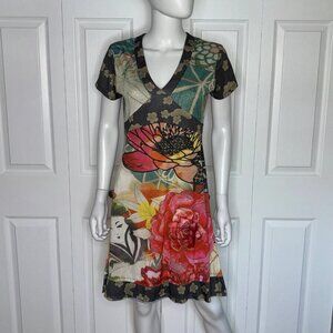 Desigual Multicolor Floral Mini Dress